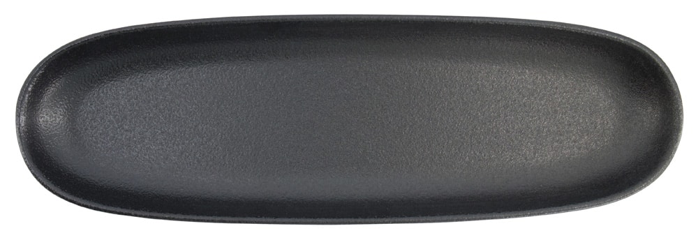 Ovaal keramisch bord - Tokyo Design Studio - Yuzu Black - 40.5x12.7x3.5cm | Tokyo Design Studio