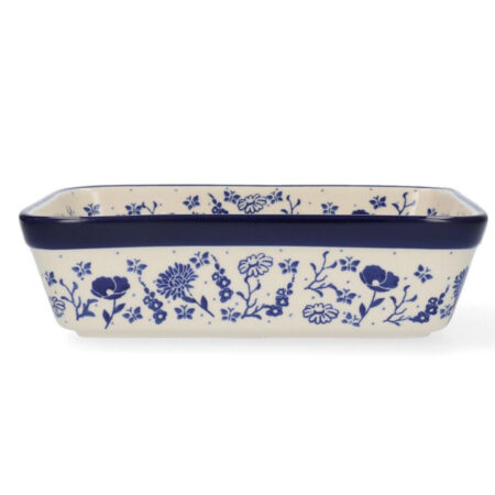 Oven dish rectangular 1880ml - Flower Festival | Bunzlau Castle
