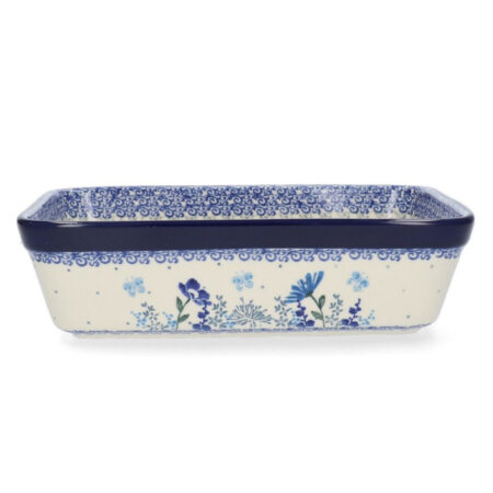 Oven dish rectangular 1880ml - Flower Meadow | Bunzlau Castle