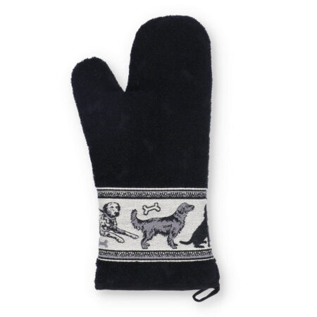 Ovenhandschoen Dogs Black | Bunzlau Castle
