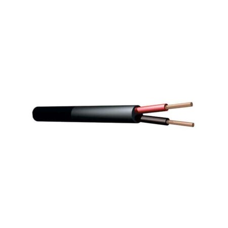 PD Connex 100V luidsprekerkabel 2x 1.5mm² 15A - Zwart - 100 meter rol | PD Connex