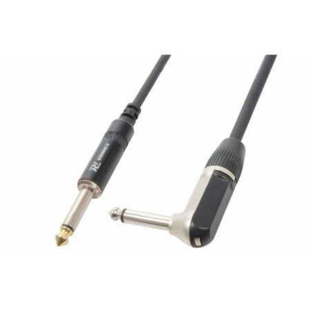PD Connex 6 meter Gitaarkabel 6.3mm Mono - (Haaks) 6.3mm Mono | PD Connex