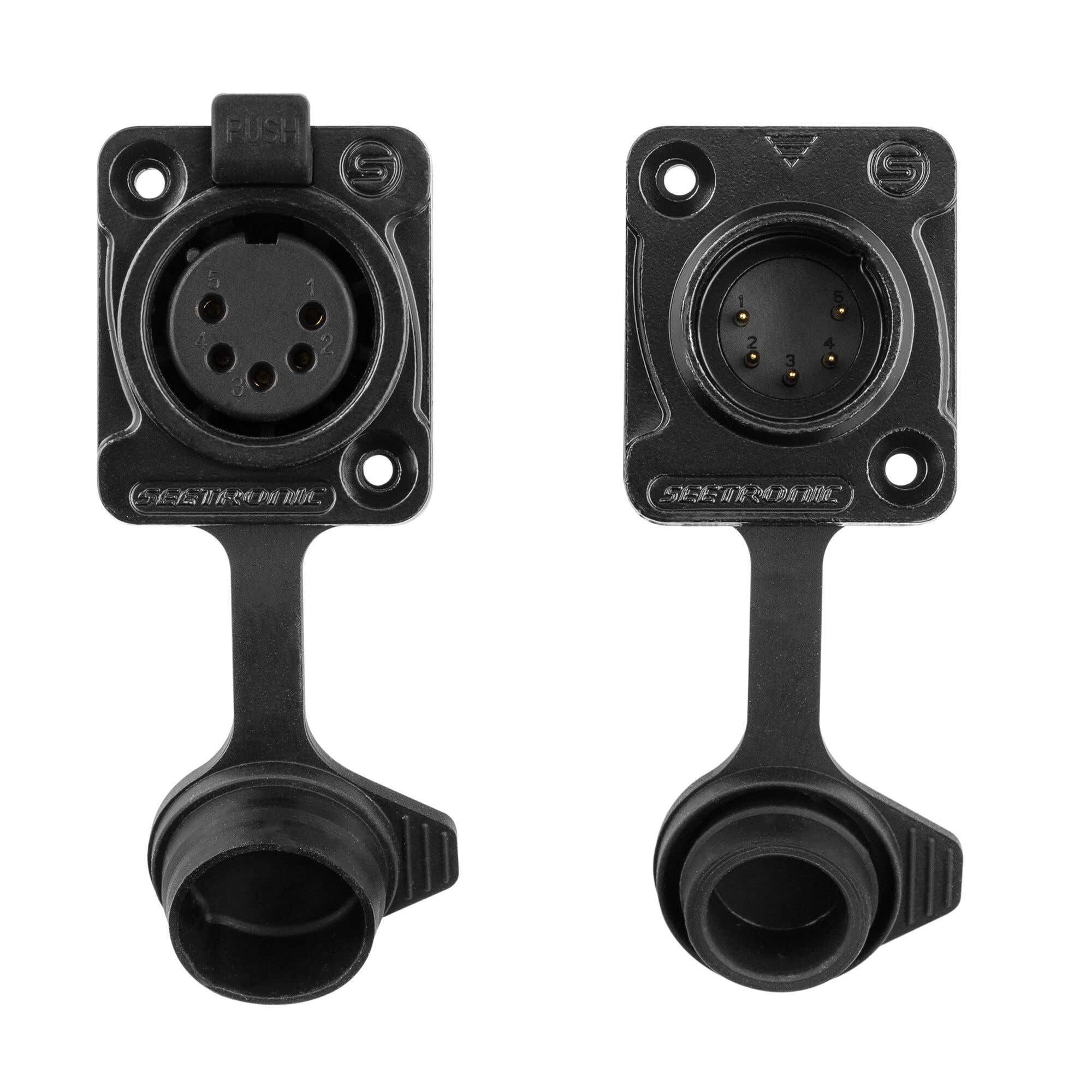 PD Connex CX111-B - IP65 XLR-ombouwkit voor 5-pin connectoren - 5-pin | PD Connex