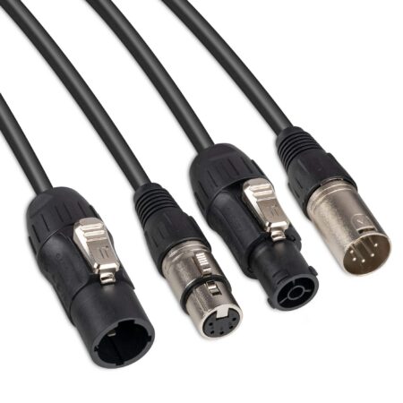 PD Connex CX13-0.5 Combikabel Powerconnector TR - 5 pins XLR - IP65 | PD Connex