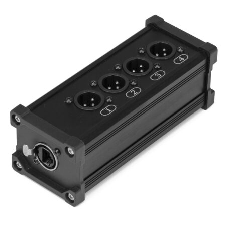 PD Connex CX185 - RJ45 stagebox splitter - RJ45 naar 4x Male XLR 3 | PD Connex
