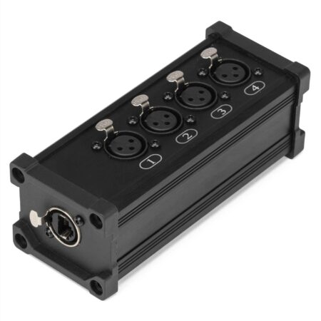 PD Connex CX187 - RJ45 stagebox splitter - RJ45 naar 4x Female XLR 3 | PD Connex