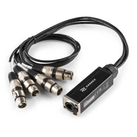 PD Connex CX192 stagebox - RJ45 naar 4x XLR female splitter - 70cm | PD Connex