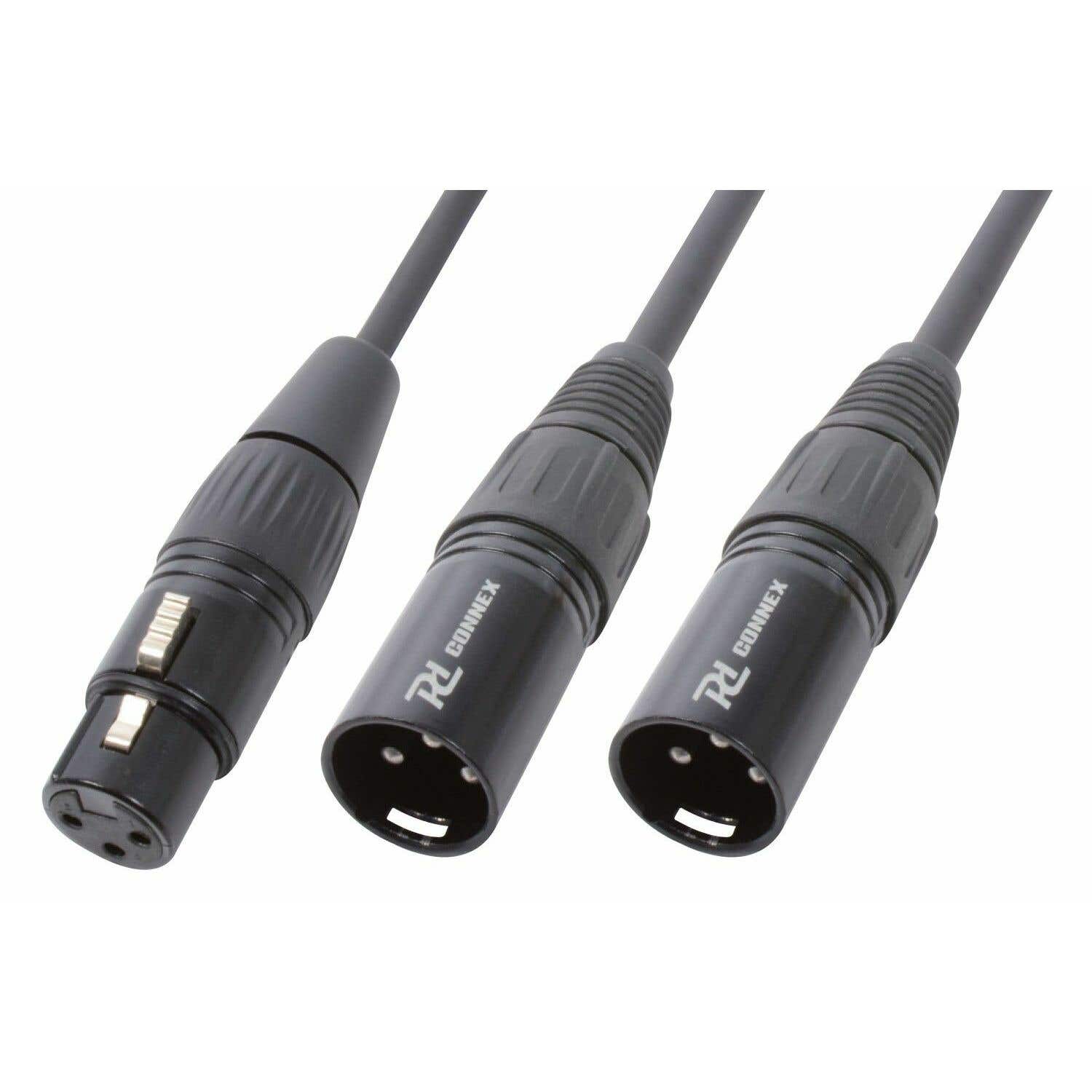 PD Connex Kabel 1x XLR Female - 2x XLR Male 50cm | PD Connex