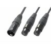 PD Connex Kabel 1x XLR Male - 2x XLR Female 50cm | PD Connex