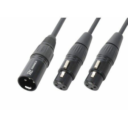 PD Connex Kabel 1x XLR Male - 2x XLR Female 50cm | PD Connex