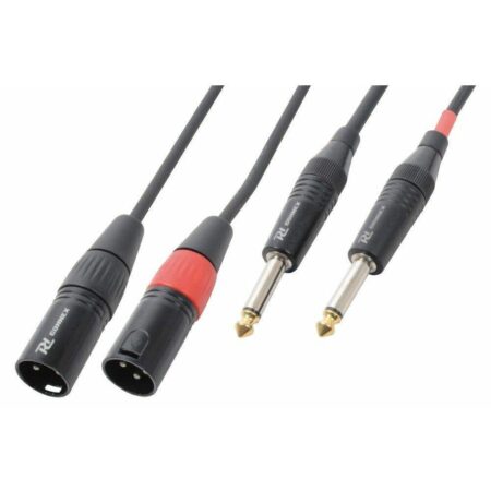 PD Connex Kabel 2x XLR Male - 2x 6.3mm Mono 6m | PD Connex