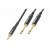 PD Connex Kabel 3.5 Stereo - 2x 6.3 Mono 6m | PD Connex