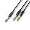 PD Connex Kabel 6.3 Stereo - 2x6.3 Mono 1