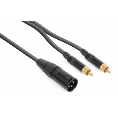 PD Connex Kabel - CX58-3 - 1x XLR Male - 2x RCA 3 meter | PD Connex