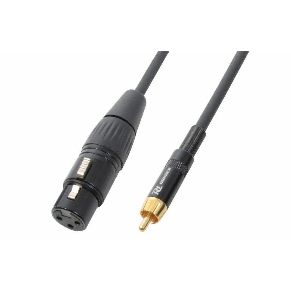 PD Connex Kabel XLR Female - RCA Male 3.0m | PD Connex