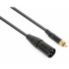 PD Connex Kabel XLR Male - RCA Male 15cm | PD Connex