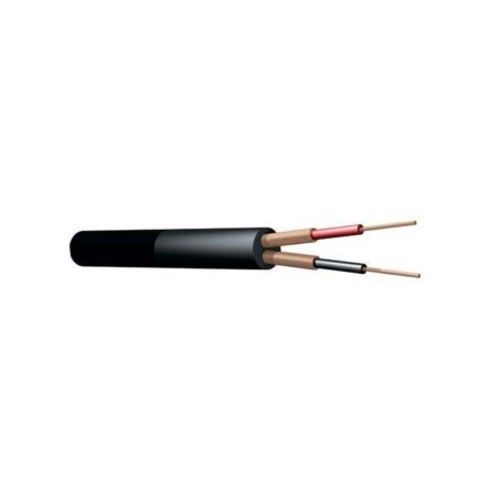PD Connex Microfoonkabel Zwart 2-aderig - 7mm - Op rol van 100 meter | PD Connex