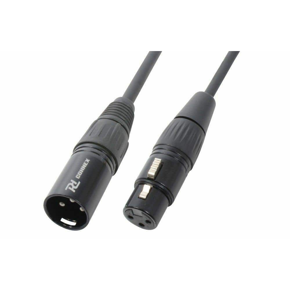 PD Connex Signaalkabel XLR male/female 3-pins - 1.5 meter - zwart | PD Connex
