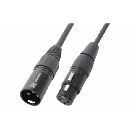 PD Connex Signaalkabel XLR male/female 3-pins - 12 meter - zwart | PD Connex