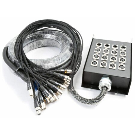 PD Connex Stage Snake 12-in 4-out XLR 15 meter | PD Connex