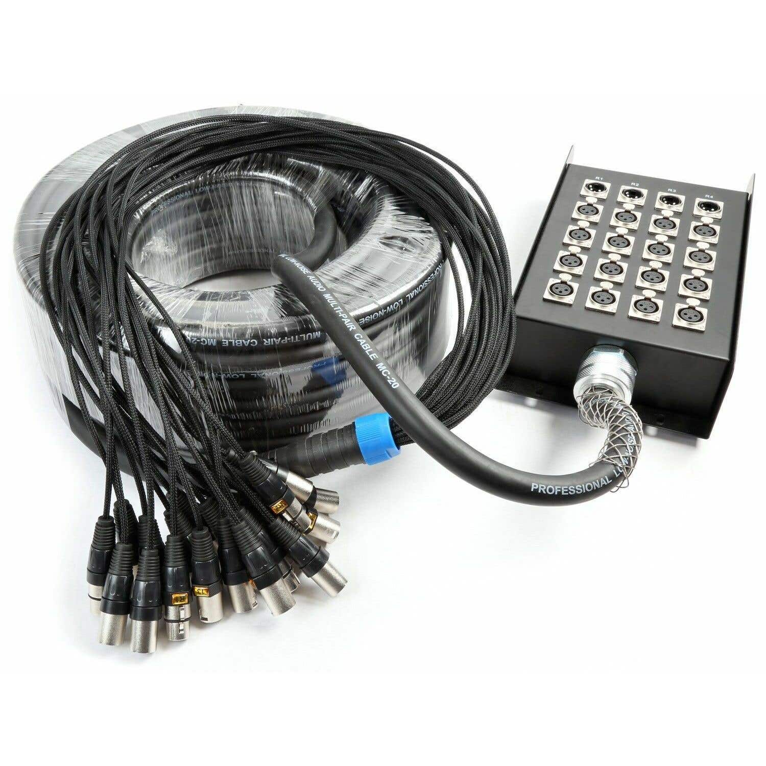 PD Connex Stage Snake 16-in 4-out XLR 30 meter | PD Connex