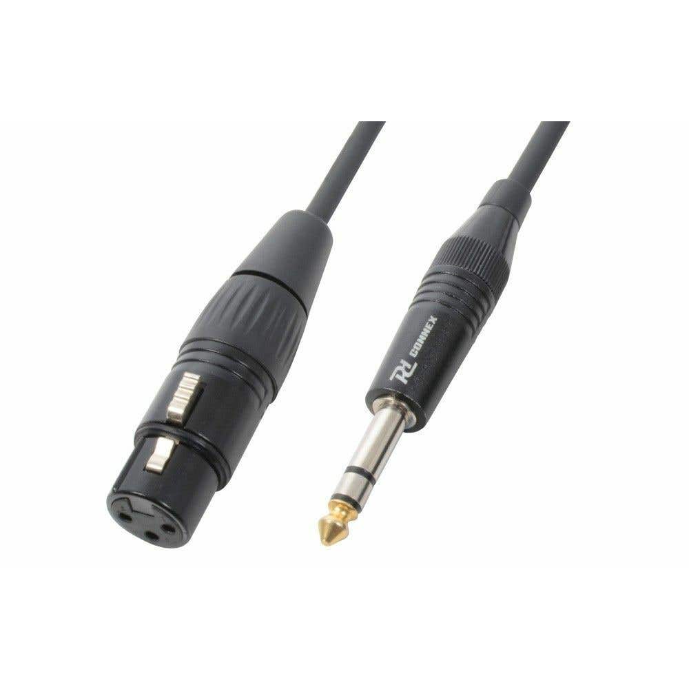 PD Connex XLR Female - 6.3mm Stereo jack kabel 1.5 meter | PD Connex