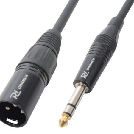 PD Connex XLR Male - 6.3mm Stereo jack kabel 12 meter | PD Connex