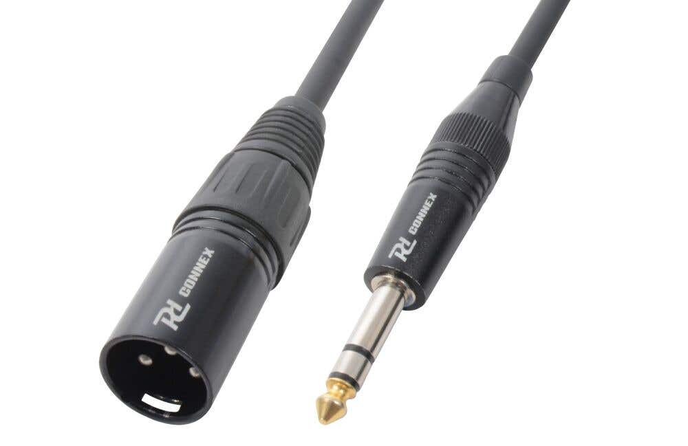PD Connex XLR Male - 6.3mm Stereo jack kabel 12 meter | PD Connex