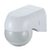 PIR bewegingssensor met schemerschakelaar - 180° - Opbouw - 12 meter bereik - Maximaal 400 Watt - IP44 waterdicht - Wit | HOFTRONIC