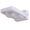 PIR bewegingssensor met schemerschakelaar - 360° - Opbouw - 20 meter bereik - Maximaal 1000 Watt - IP65 waterdicht - Wit | HOFTRONIC