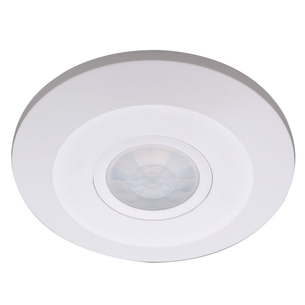PIR bewegingssensor met schemerschakelaar - 360° - Opbouw - 6 meter bereik - Maximaal 1000 Watt - IP20 voor binnen - Wit | HOFTRONIC
