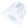 PIR bewegingssensor met schemerschakelaar - 360° - Opbouw - 8 meter bereik - Maximaal 600 Watt - IP20 voor binnen - Wit | HOFTRONIC