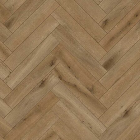 PVC Visgraat Middenbruin |