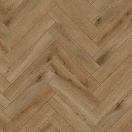 PVC Visgraat Middenbruin klik |
