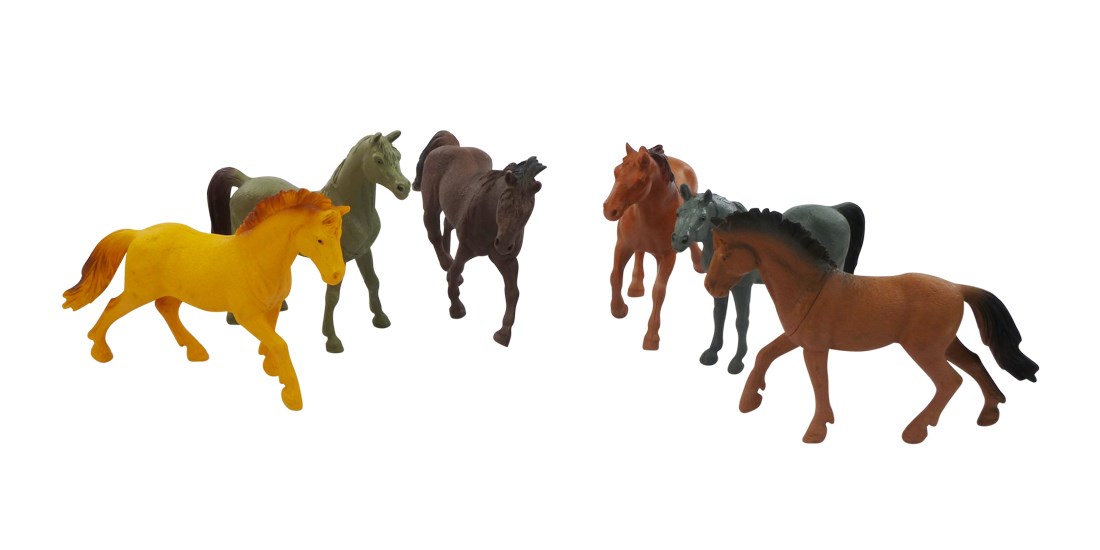 Paarden ca.15 cm zak a 6 stuks | ARO