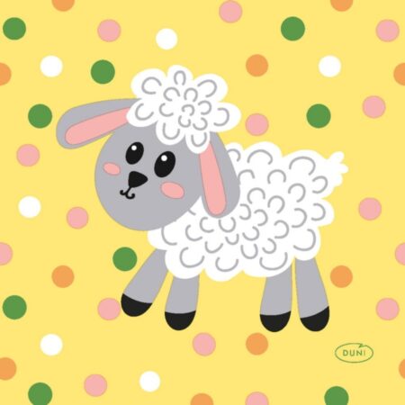 Paas Servetten Hoppy Easter 24X24 Cm | Duni