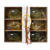 Paasei met droogbloemen h6cm 6-delig | Decoris