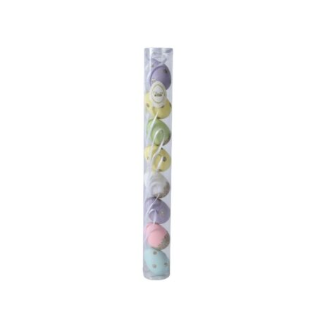 Paaseitjes 8x Hangdeco In Koker Pastel Mix Pasen | Decoris