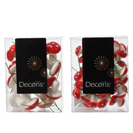 Paddenstoel op steker groot of klein | Decoris