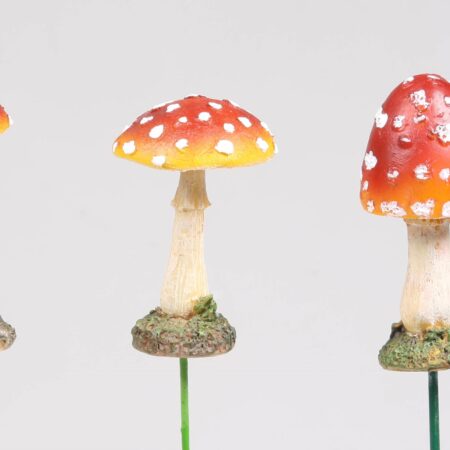 Paddenstoel op stok 7cm | CosyDecor
