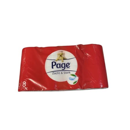 Page Toiletpapier Zacht & Sterk 8 rol | Page
