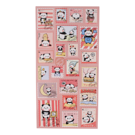 Panda Stamp Nekoni Stickers | -