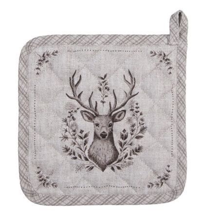 Pannenlap Beige Bruin Hert | Clayre&Eef