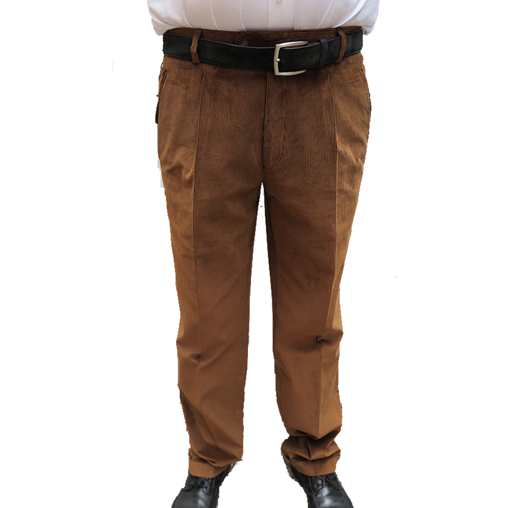 Pantalon milano brown caramel 56 T/M 62 | Bostonian