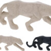 Panter polystone geometrisch 24x5x8cm | Home & Styling