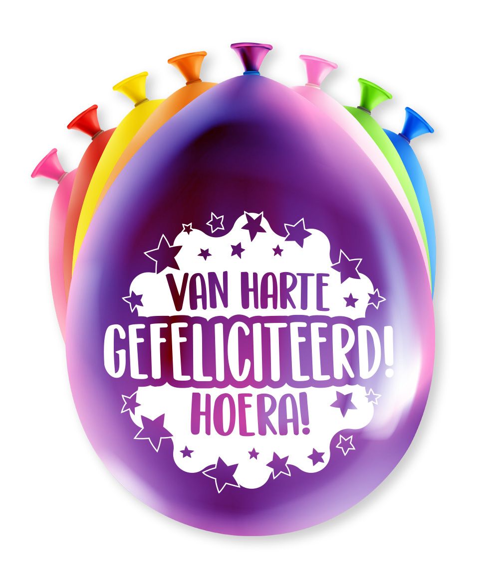 Paperdreams Ballonnen - Gefeliciteerd | Paperdreams