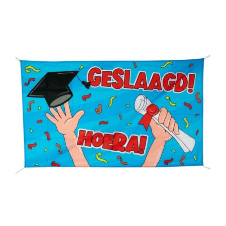 Paperdreams Gevel vlag XXL Geslaagd | Paperdreams