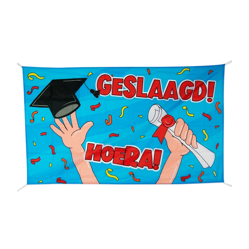 Paperdreams Gevel vlag XXL Geslaagd | Paperdreams