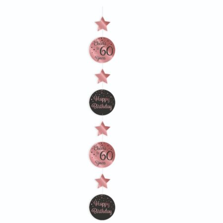 Paperdreams Hangslinger roze/zwart - 60 | Paperdreams