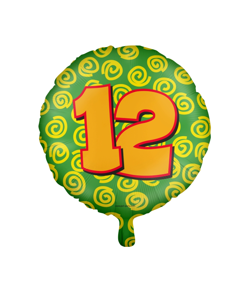 Paperdreams Happy folie ballon - 12 jaar | Paperdreams